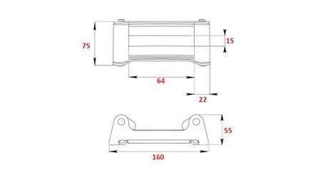 RULLENDE GUIDE TIL STÅL KABEL DWM 3500
