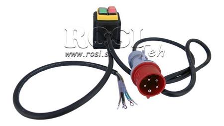 STIK MED KABEL ON/OFF 3 FASE (5POL) 400V