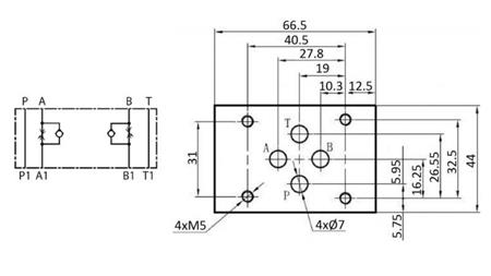 FLOW REGULATOR CETOP 3 UDGANG
