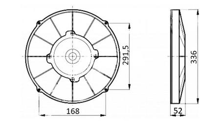 VENTILADOR AXIAL 305mm JALANDO 24V