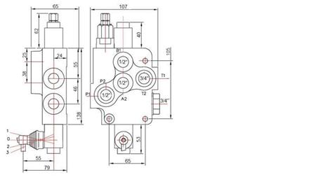 HYDRAULISK VENTIL 1xP80