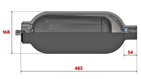 HYDRAULICKÝ AKUMULÁTOR 6,5 LIT