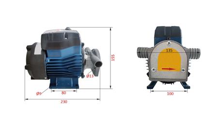 BOMBA ELÉCTRICA 230V CA -3/4- 25 lit/min (1500 l/h)