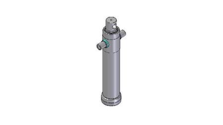 3024F -TELESCOPISK CYLINDER STANDARD/HUL 2 TRIN BEVÆGELSE 795 DIAMETER 95
