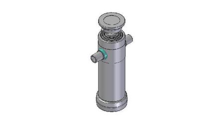 3065S -TELESCOPISK CYLINDER STANDARD/BALL 4 TRIN SLAG 1050 DIAMETER 112