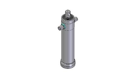 3068F -TELESCOPISK CYLINDER STANDARD/HUL 4 TRIN REJSE 1710 DIAMETER 112