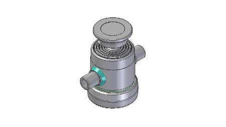 3090S -TELESCOPISK CYLINDER STANDARD/BOLD 5 TRIN SLAG 500 DIAMETER 124