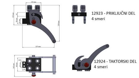 ACOPLAMIENTO MULTI-FASTER 4 vías BSP1/2 TIPO NUEVO COMPLETO
