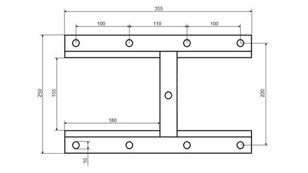 FLAP DE LEVANTAMIENTO PARA CAMIÓN VOLQUETE 250X335 PARA GRANO