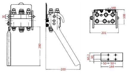 MULTI-FASTENING KOBLING 6-vejs BSP1/2 FAST DEL