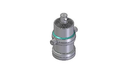 4058F - TELESCOPISK CYLINDER STANDARD/HUL 6 TRIN SLAG 1540 FI 190