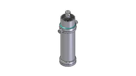 4065F -TELESCOPISK CYLINDER STANDARD/HUL 6 TRIN SLAG 3765 DIAMETER 190