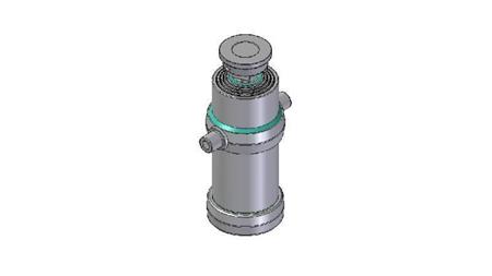 4082S - TELESCOPICKÝ CYLINDR STANDARD/KULIČKA 4 STUPNĚ ZDVIH 1470 PRŮMĚR 190