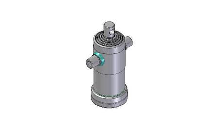 6004F -TELESCOPISK CYLINDER STANDARD/HUL 6 TRIN BEVÆGELSE 1245 FI 124