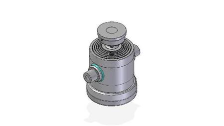 6029S -TELESCOPISK CYLINDER STANDARD/KUGLE 6 TRIN BEVÆGELSE 1215 DIAMETER 270