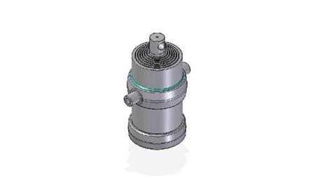 7052F -TELESCOPISK CYLINDER STANDARD/HUL 7 TRIN SLAG 2085 FI 215