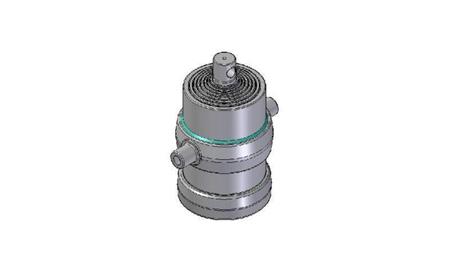 8020F - TELESCOPICKÝ CYLINDR STANDARD/DÍRA 8 STUPŇŮ ZDVIH 1910 PRŮMĚR 215