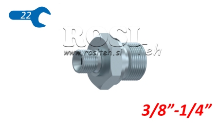 RIDUTTORE IDRAULICO BSP 3/8-1/4