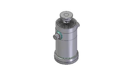 8057S - TELESCOPICKÝ CYLINDR STANDARD/KULIČKA 8 STUPŇŮ ZDVIH 3665 PRŮMĚR 300