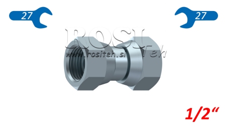 NUT HIDRÁULICO DOBLE GIRATORIO 1/2
