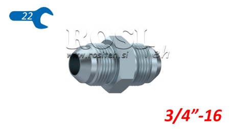 HIDRAVLIČNI DVOVIJAČNIK JIC74° 3/4”-16 3/4”-16