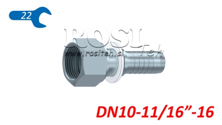 COLLEGAMENTO IDRAULICO DKORFS FEMMINA DN10-11/16-16