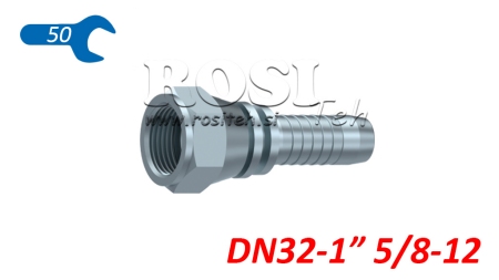HYDRAULISK FORBINDELSE DKJ JIC74° HUN DN32-1 5/8-12