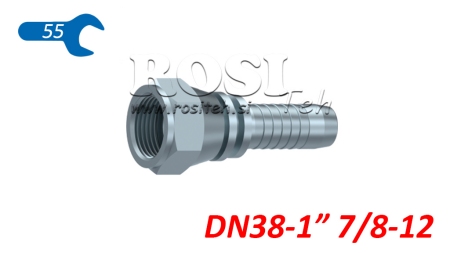 HYDRAULISK FORBINDELSE DKJ JIC74° HUN DN38-1 7/8-12