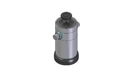 9055S -TELESCOPISK CYLINDER STANDARD/KUGLE 9 TRIN BEVÆGELSE 3532 DIAMETER 300