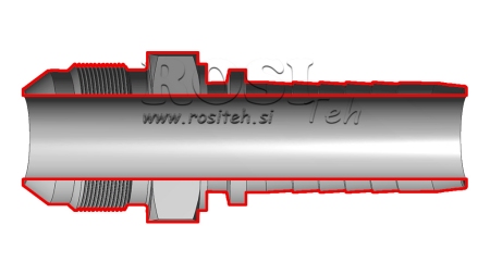 CONECTOR HIDRÁULICO AGJ JIC74° MACHO DN20-1 1/16-12