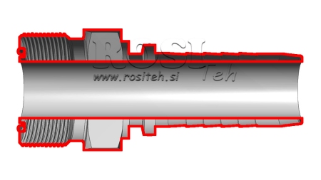 HYDRAULISCHER ANSCHLUSS AGORFS MÄNNLICH DN8-11/16"-16