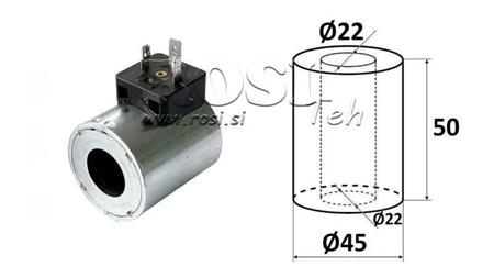 COIL ELECTROMAGNÉTICA 48V DC - DS3 - fi 22mm-50mm 29.5W