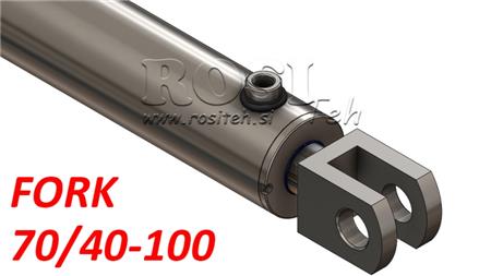 HYDRAULICKÝ CYLINDR VIDLICE 70/40-100