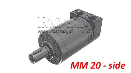 MOTOR HIDRÁULICO MM 20 -LATERAL