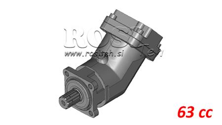 PÍSTOVÝ HYDRAULICKÝ MOTOR  63CC - 350NM