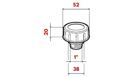 TAPÓN DE LLENADO 1 CON VENTILACIÓN