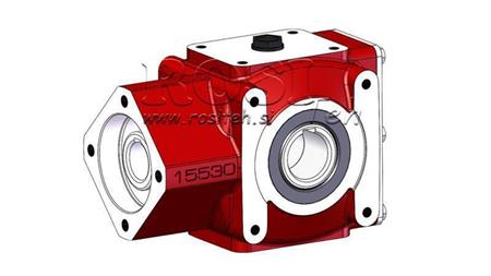 GEARKASSE - GEARKASSE RT100 TIL HYDRAULIKMOTOR MP/MR/MS FORHOLD 3.1:1