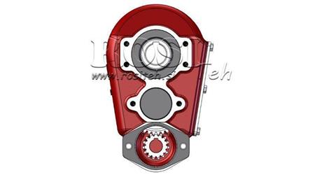 PŘEVODOVKA - PŘEVODOVKA RT150 PRO HYDRAULICKÝ MOTOR MP/MR/MS/MH POMĚR 12:1