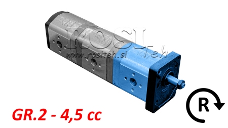 BOMBA HIDRÁULICA 20C4,5X067 DELANTERA GR.2 4,5 CC DERECHA