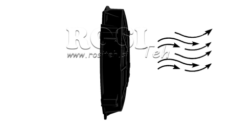 WENTYLATOR OSIOWY 305MM CIĄGNĄCY 12V