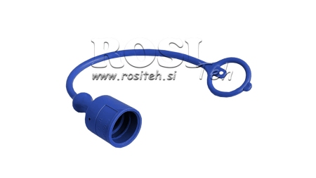 CUBIERTA DE GOMA PROTECTORA AZUL - ACOPLAMIENTOS RÁPIDOS MACHO