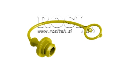 BESKYTTENDE GUMMIBEHÆNGNING GUL - HUN QUICK COUPLINGS