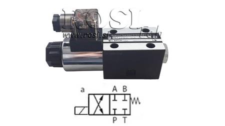 VÁLVULA HIDRÁULICA ELECTROMAGNÉTICA CETOP 3 12/24/230V 1A