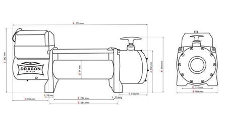 GARRA ELÉCTRICA 12 V DWT 14000 HD - 6350 kg