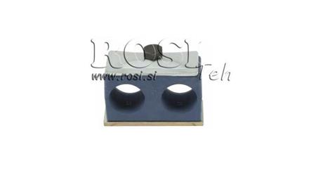 SOPORTE DE TUBO FI 15 - DOBLE