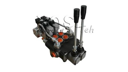 HYDRAULISK VENTIL 2xP80 - EO 12V