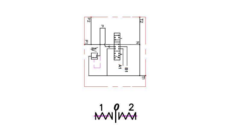VÁLVULA HIDRÁULICA 1xP80 UNIDIRECCIONAL B1