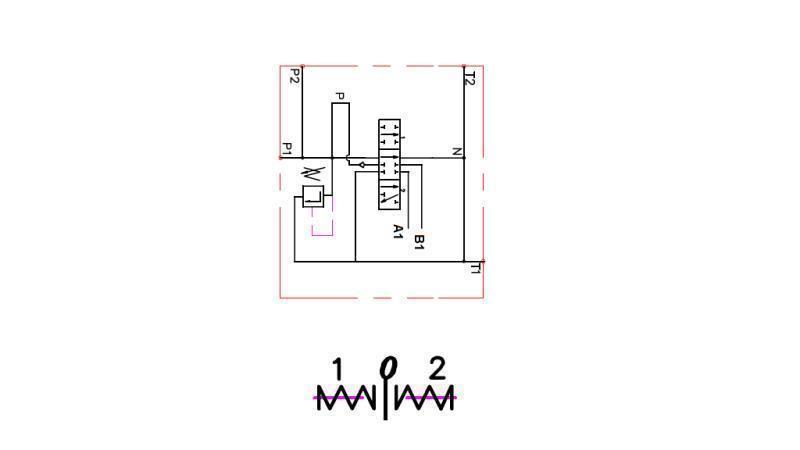 VÁLVULA HIDRÁULICA 1xP80 UNIDIRECCIONAL C1